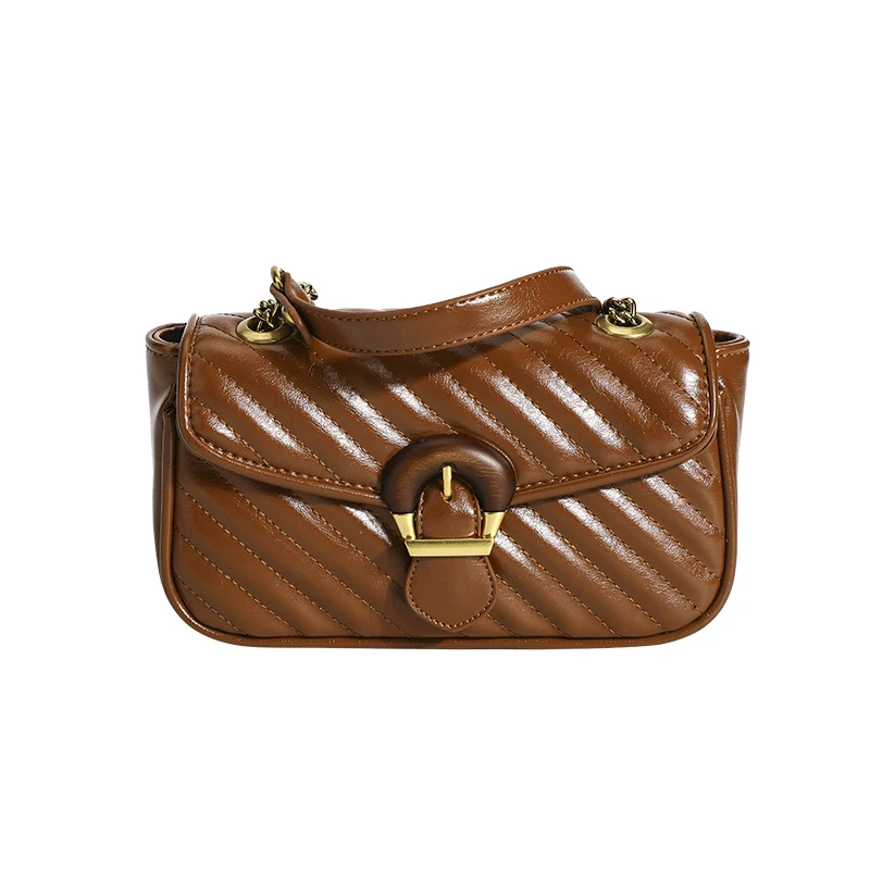

New Designer PU Leather Handbag Women Fashion Crossbody Bag Solid Color Bags For Women