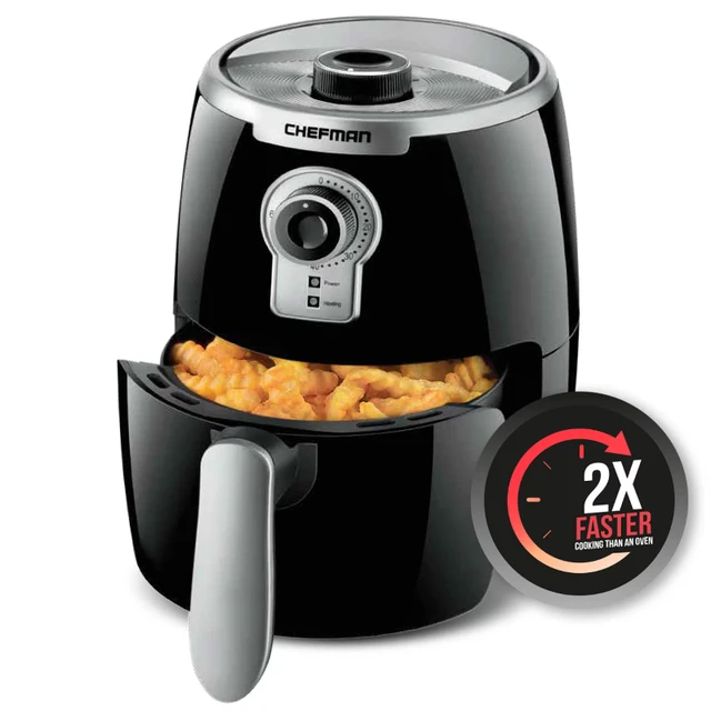 Chefman Air Fryer, Temp Control and Timer, Non-Stick, Dishwasher