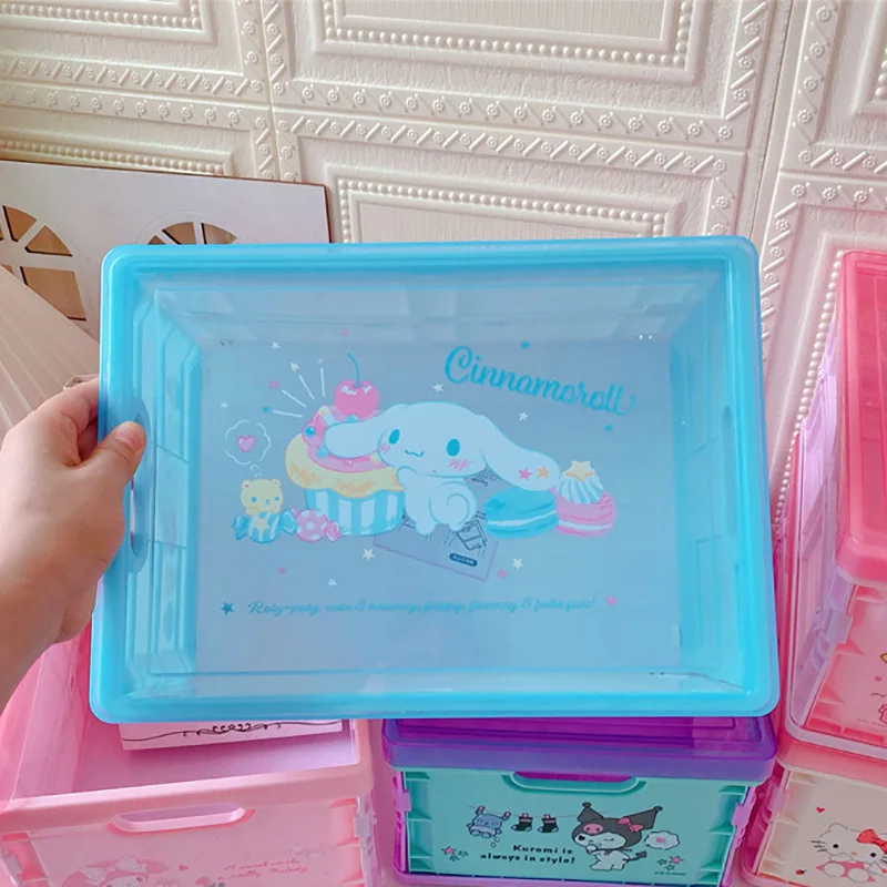 Kawaii Kitty Storage Box, Cute Sanrio Storage Box