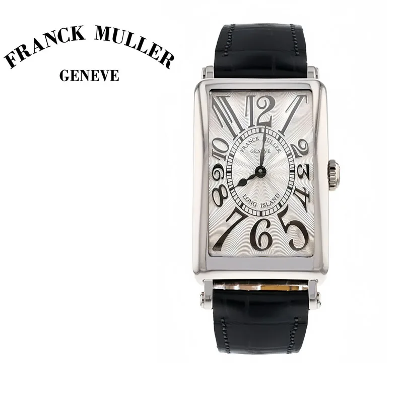 

FRANCK MULLER Square Women's Watch Original Quartz Movement Women's Simple Fashion Watch Women Bracelet Clock Leather Watch Band