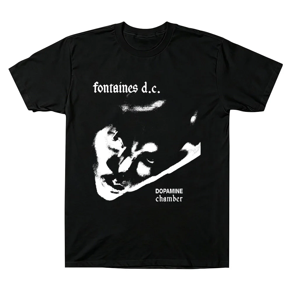 Dopamine Chamber One Colour Dc T-Shirts Fontaines D.C. Kurzarm-T-Shirt Herren Baumwoll-Tee Unisex High Street Komfort Locker Geschnittenes Oberteil
