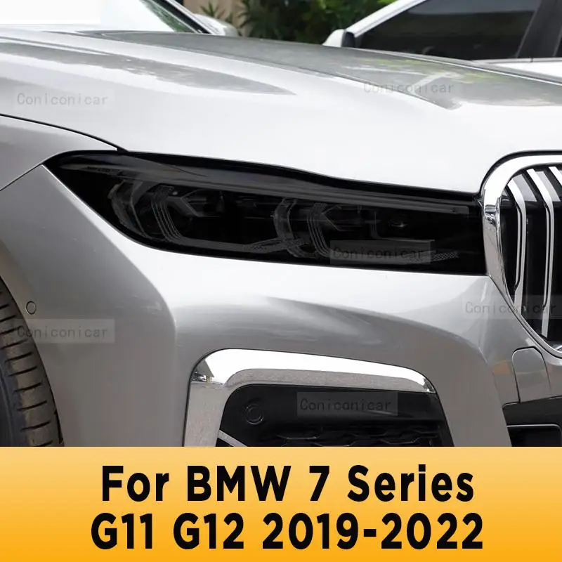 

Car Headlight Tint Anti-Scratch Protective Cover Film Self Healing TPU Stickers For BMW 7 Series G11 G12 2019-2022 Accessories