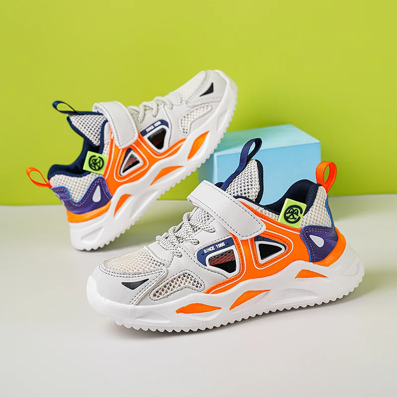 

Boys Girls Sneakers Lightweight Anti-Slip Breathable Comfort Unisex-Child Sports Running Walking Athletic Shoes for Kids
