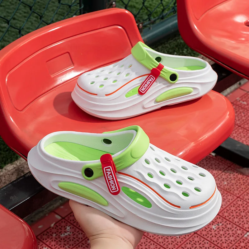 Women Clogs Summer Sandals Women  Thick Bottom Home Slides Soft EVA Dry Wedges Platform Garden Shoes Beach Sandals Home Slippers