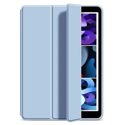 Premium Smart Flip Cover for 11.2 inch Tablet - Silicone PU Leather Full Protector Sleeve (Ice Blue)