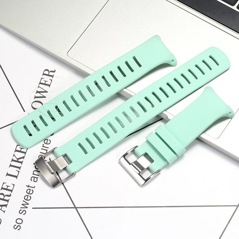 Silicone Strap Suitable For Suunto D4 Smart Watch Wristband Men's Rubber Watch Band Outdoor Sports Diving Bracelet Accessories