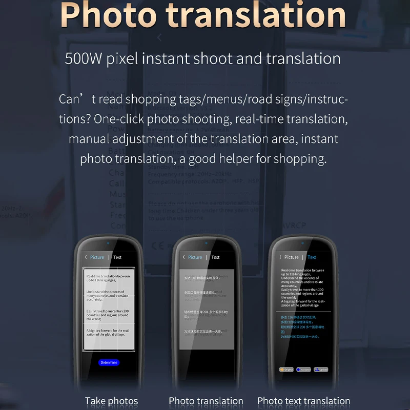 leitura de digitalização texto 116 idiomas traduzir