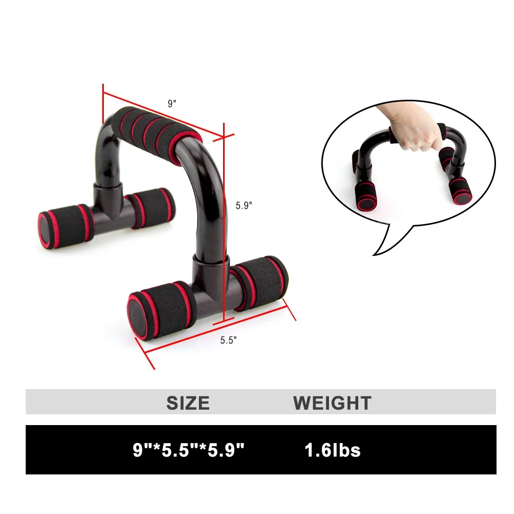 Push Up Bars Stands Handle Workout for Home Gym & Traveling Fitness Muscle, Pull Ups & Strength Training
