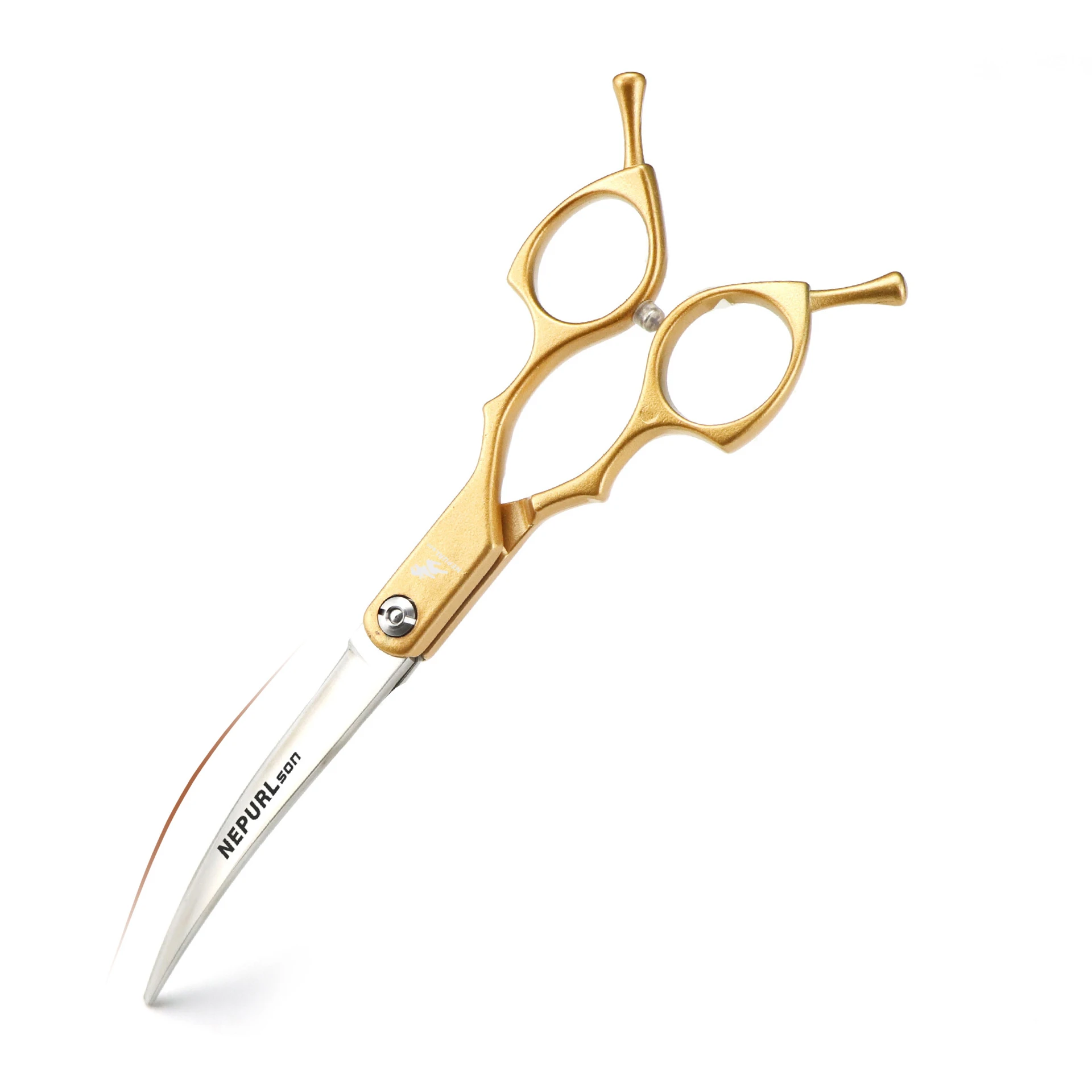 Professional Dog Grooming Scissors Japan Stainless 6.5" Pet Scissors Dog Curved For Groomer Bend Down Shears dog grooming scissors
