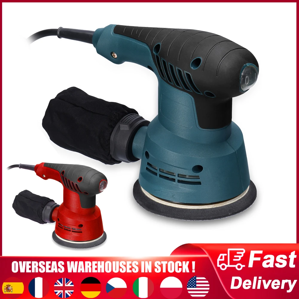 300w Electric Eccentric Sander 5 Inch 125mm Sanding Plate Electric