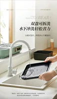 220V Multi-function Electric Cooker with BBQ and Hot Pot, Smokeless Xiao Bear Grill Pan for Home Use 2