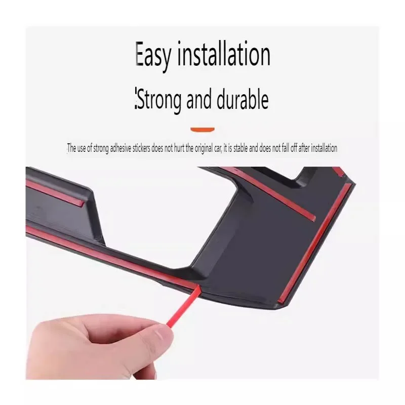 For Honda Accord 11Th Car Center Gear Shift Panel Cover Trim Interior Accessorie (ABS Carbon Fiber)
