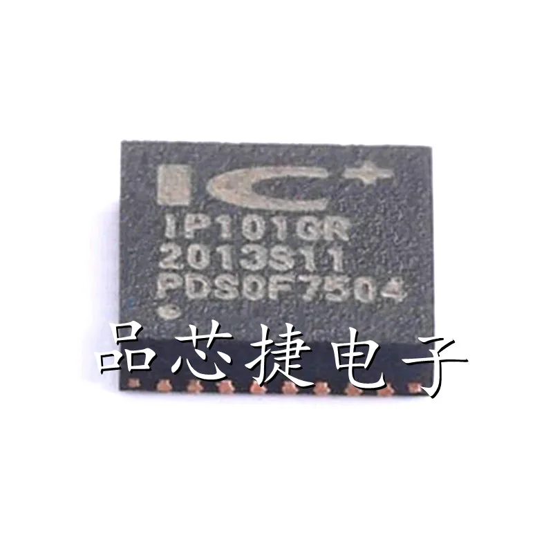 

10pcs/Lot IP101GRR Marking IP101GR QFN-32 Single Port 10/100 MII/RMII/TP/Fiber Fast Ethernet Transceiver
