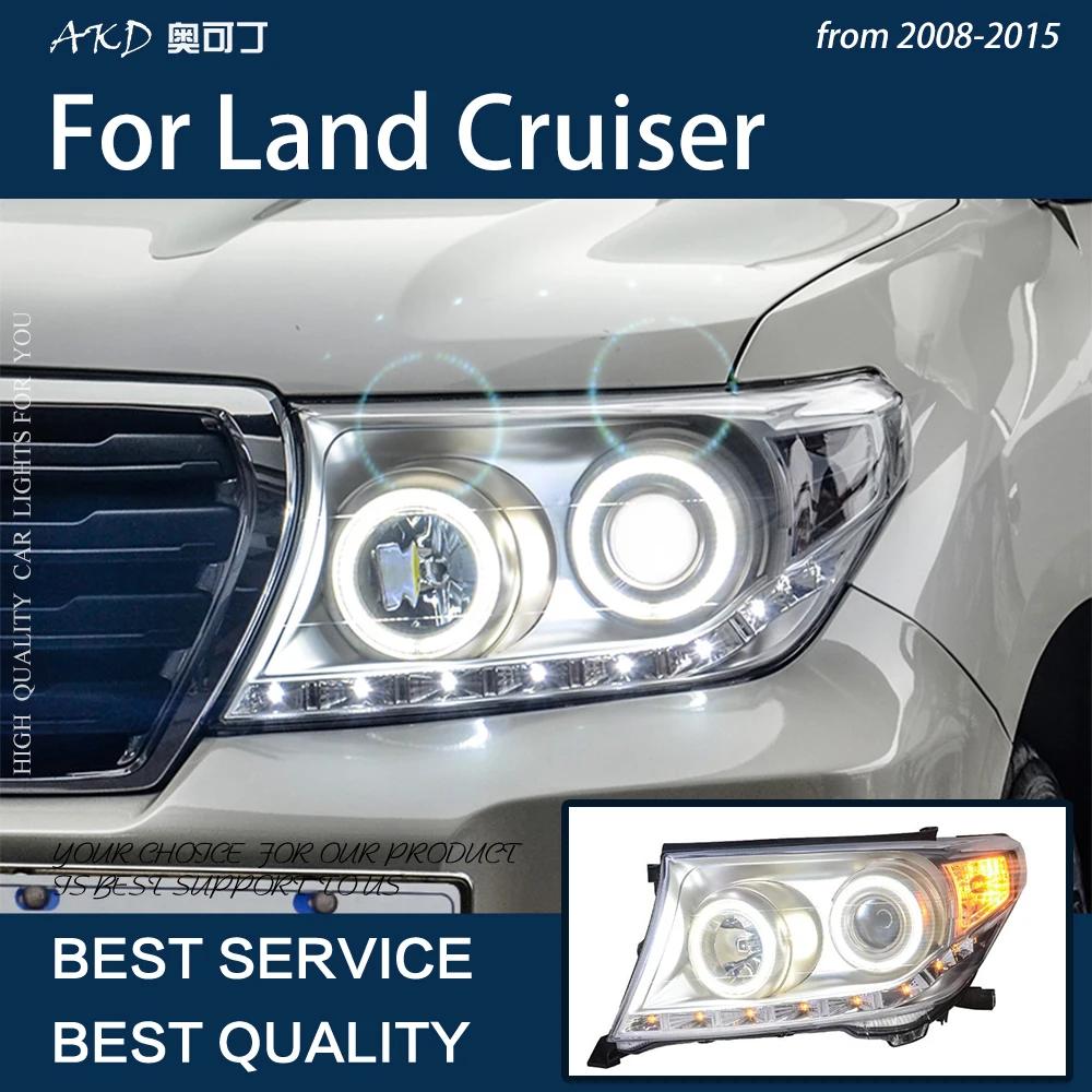 Car Lights For Land Cruiser 20082015 Led Headlight Modification