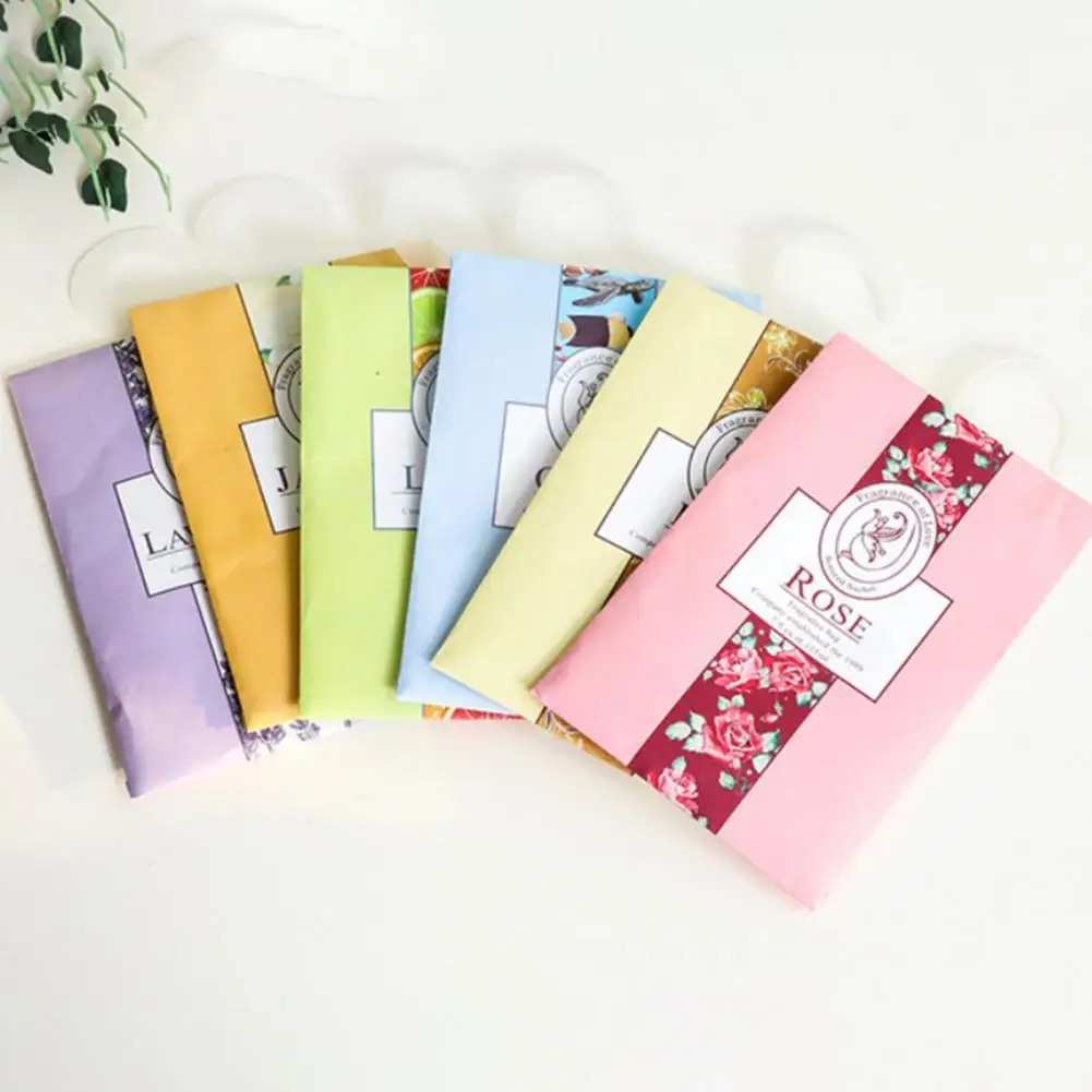 Air Freshener Hanging Natural Flower Smell Scents Sachet Fragrant Aromatherapy Bag for Wardrobe Drawer Closet