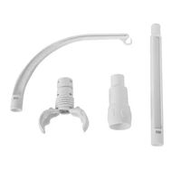 Rotating Baby Crib Rattle Toy Clip Bracket Infant Bed Stroller Bell Hanging Rack