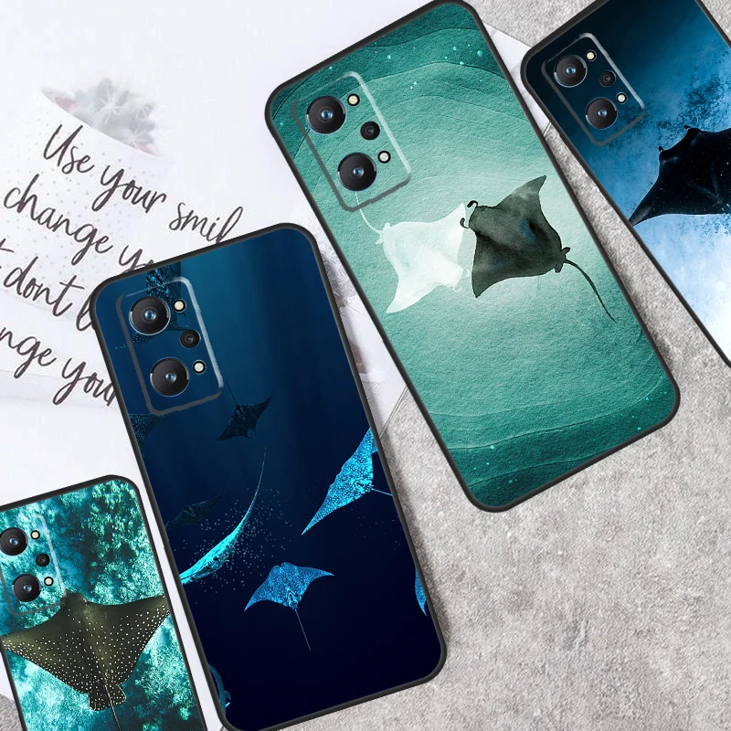 Animal Manta Ray Per Realme Gt Neo5 Gt3 Gt5 9 10 11 12 Pro Plus C25S C21Y C30 C33 C35 C51 C53 C55 C31 Case