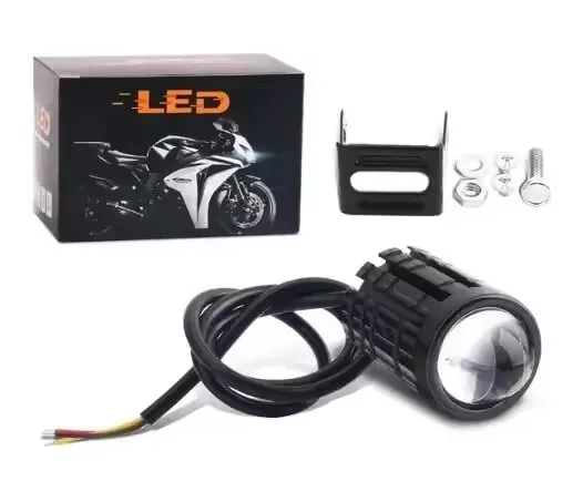 ตัวเลือกสินค้า ไฟหน้า LED โปรเจคเตอร์ ยูนิเวอร์แซล 2 สี สำหรับ ATV สกู๊ตเตอร์