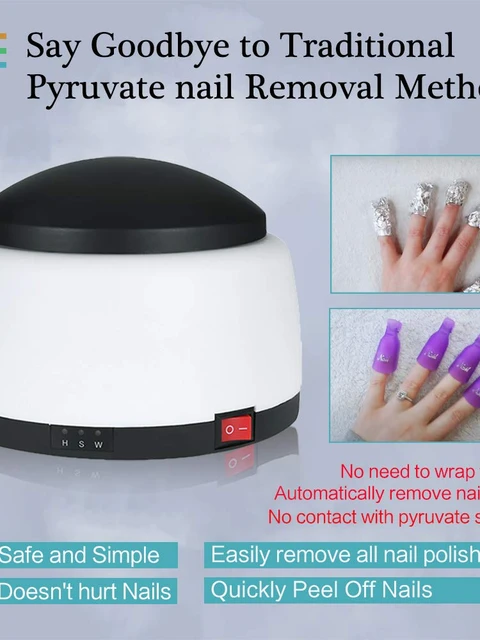 Nail Steamer Steam Off Gel Nail Polish Remover Machine Portable Electric  Nail Steamer For Uv Gel Polish Nail Salon Tools - Nail Polish Remover -  AliExpress