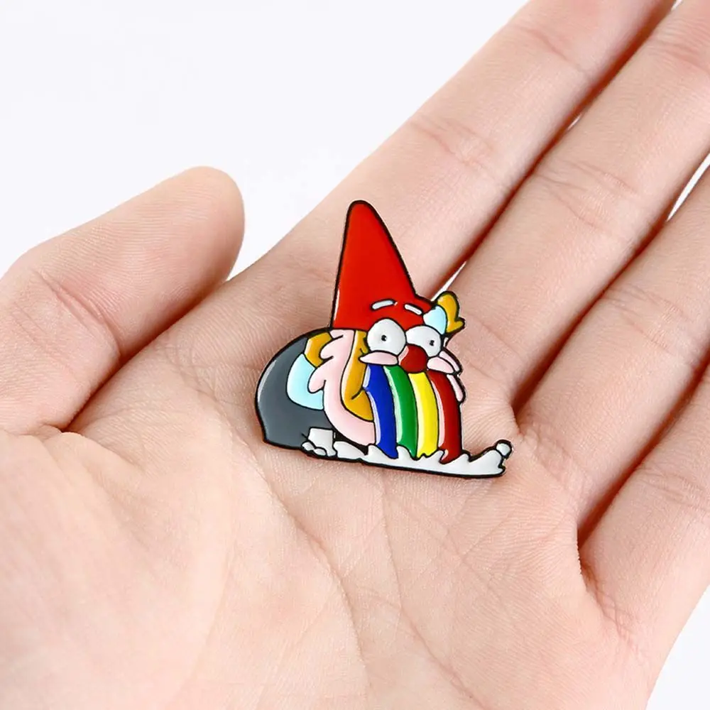 

Rainbow Badge Pin Travel Commemorative Lapel Pin Jewelry Accessories Lapel Brooch Enamel Pin Dwarf Brooches Brooches Pin