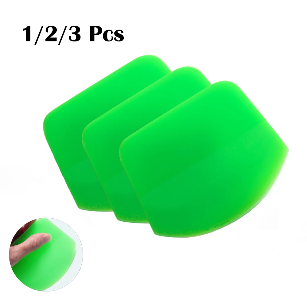 

1/3 Pcs PPF Soft Rubber Scraper Carbon Film Squeegee Car Wrap Paint Cleaning Tool Window Tint Water Wiper Car Scratch Remover