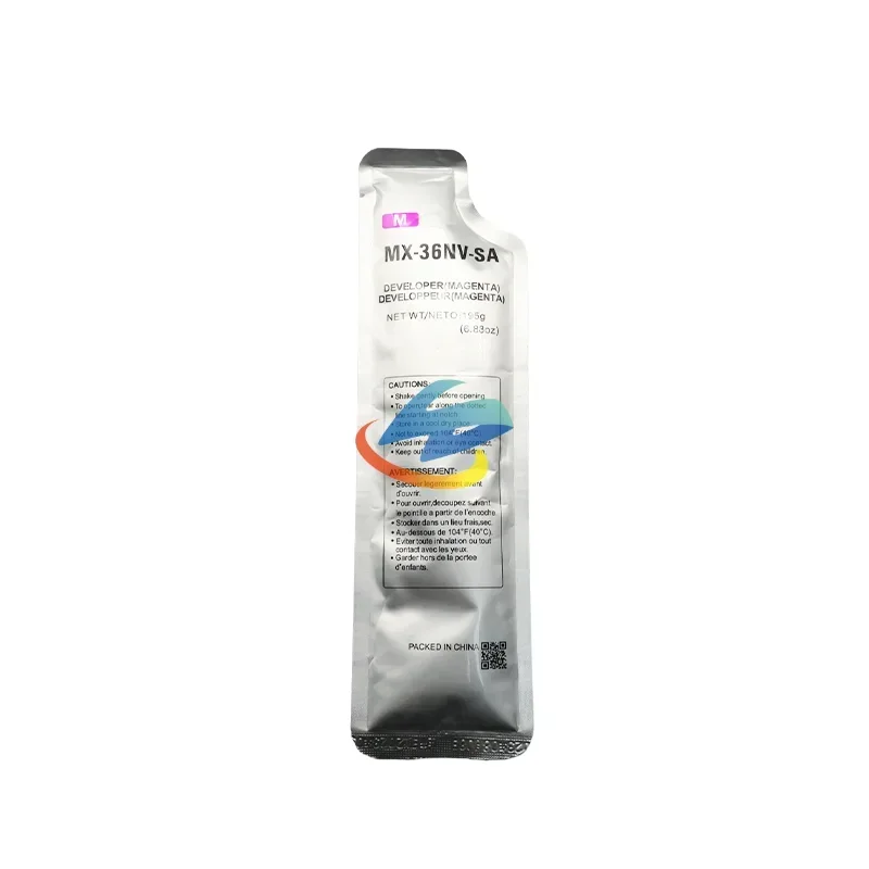 1PCS MX36 Developer Powder Compatible for Sharp DX2500 MX2618 3618 2318 3115 MX 36NV-SA High Quality Powder CMYK 195g/bag