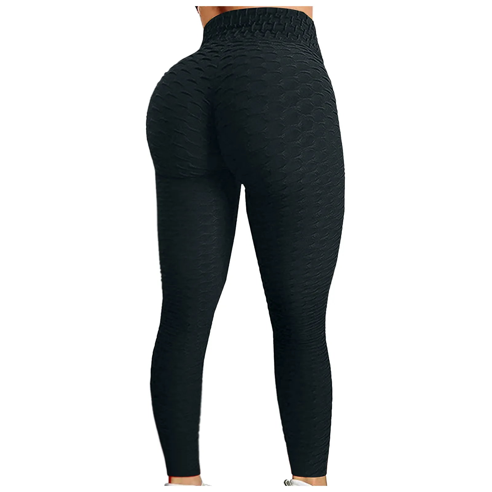 Yoga Pants Women's Bubble Hip Lifting Exercise Fitness Running High Waist