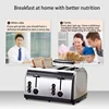 PBOBP 2 Slices Bread Toaster For Sandwiches Waffles Extra Wide Slot Toasters Electric Kitchen Double Oven 120V Mini Toaster 4