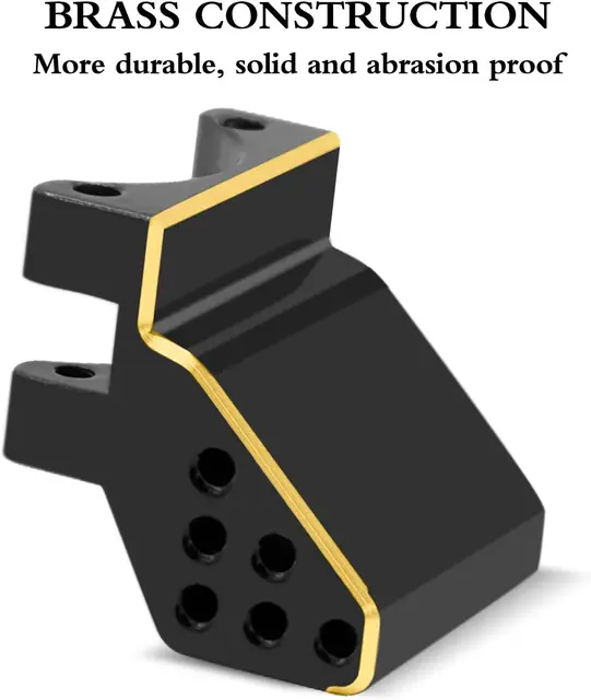CrazyHobby Aluminum Servo Mount For Axial SCX24 – Fits Deadbolt, C10, JLU, Gladiator, Bronco RC Crawlers - View #2