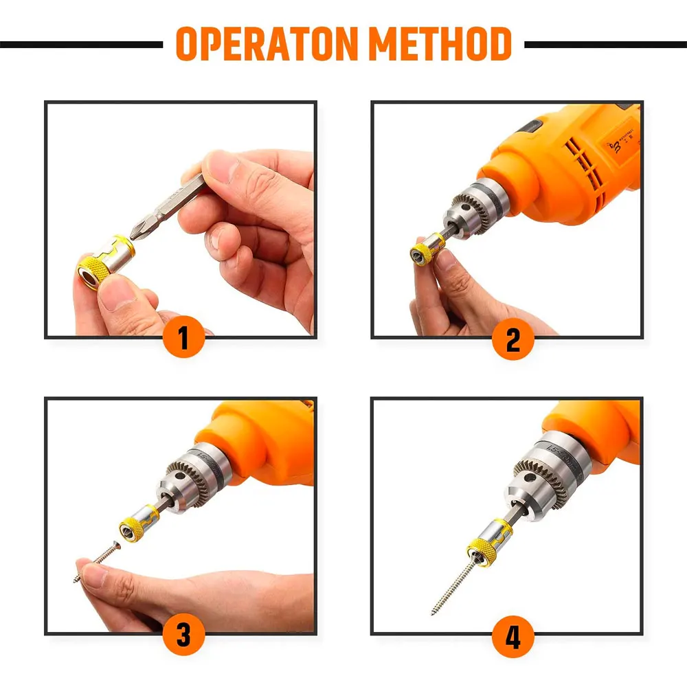 Магнитное кольцо Binoax для винтов, стандартное металлическое магнитное ...