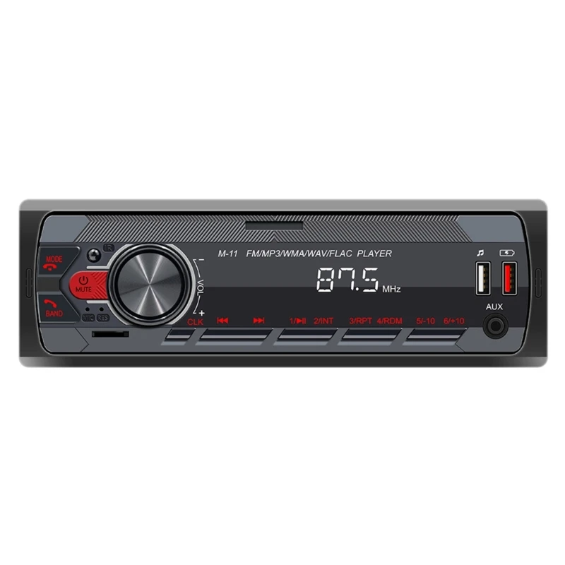 

Car Stereo Auto Radio FM Receiver MP3 Player Support USB/TF-card/AUX Input 12V