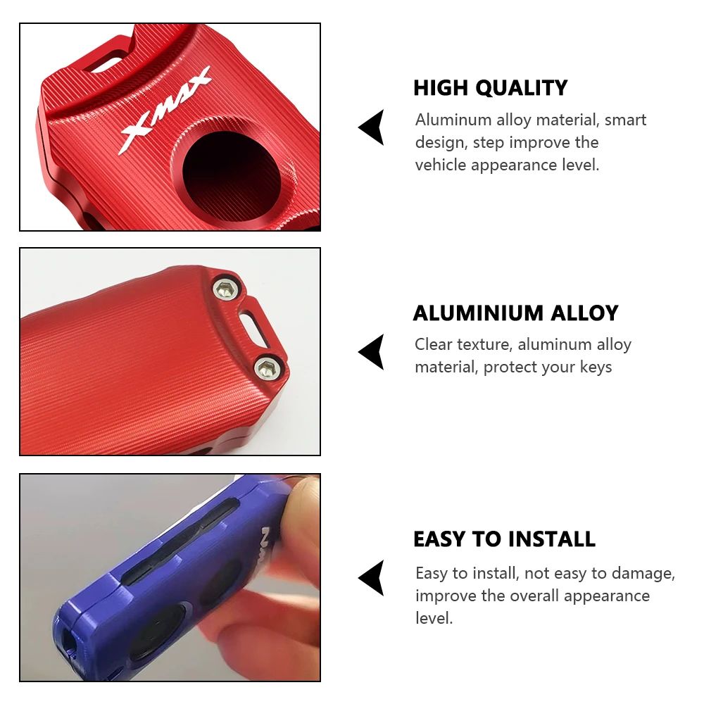Key Case Cover Car Key Shell NVX NMAX 125 155 XMAX 125 250 300 400 2015-Motorcycle Accessories Key Shell Dust Cover Protector for N-MAX125