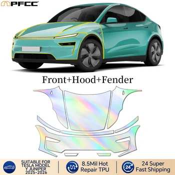 Custom Pre-cut Clear Bra PPF for Tesla Model Y Juniper | Full Vehicle TPU Paint Protection Film, Transparent Anti-Scratch Repair Kit