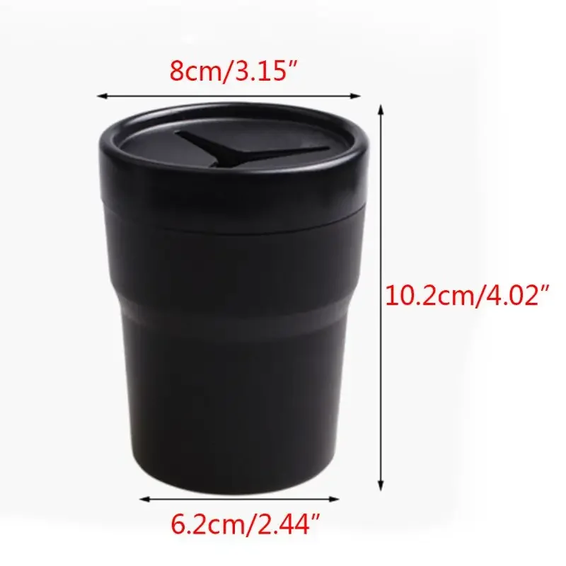 Waterproof Car Trash Can with Lid Storage Leak-proof Car Multipurpose