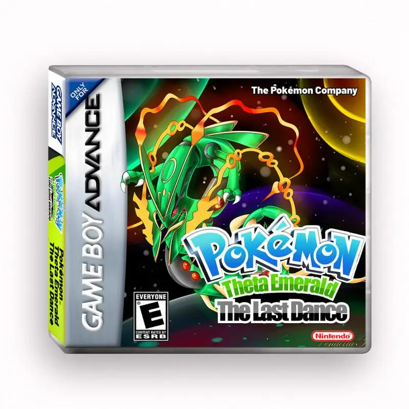 

Pokemon Theta Emerald: The Last Dance GBA/NDS Game Card Stable Smooth Pokemon Boxed English Figure Gift for Friends
