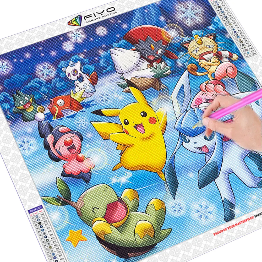 CUTIE POP Animal Diamond Painting Sticker Box-New Pokémon characters