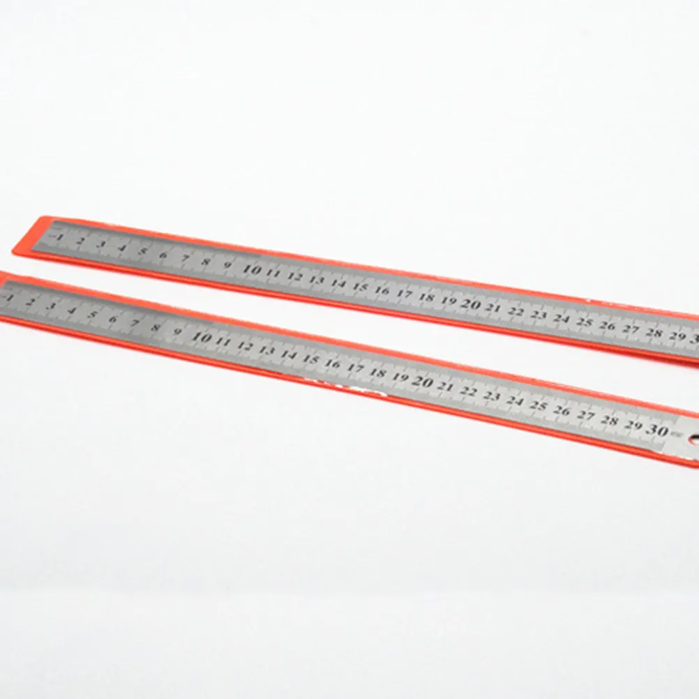 3pcs 150Mm-300Mm Stainless Steel Straight Ruler Double Scale Drafting ...