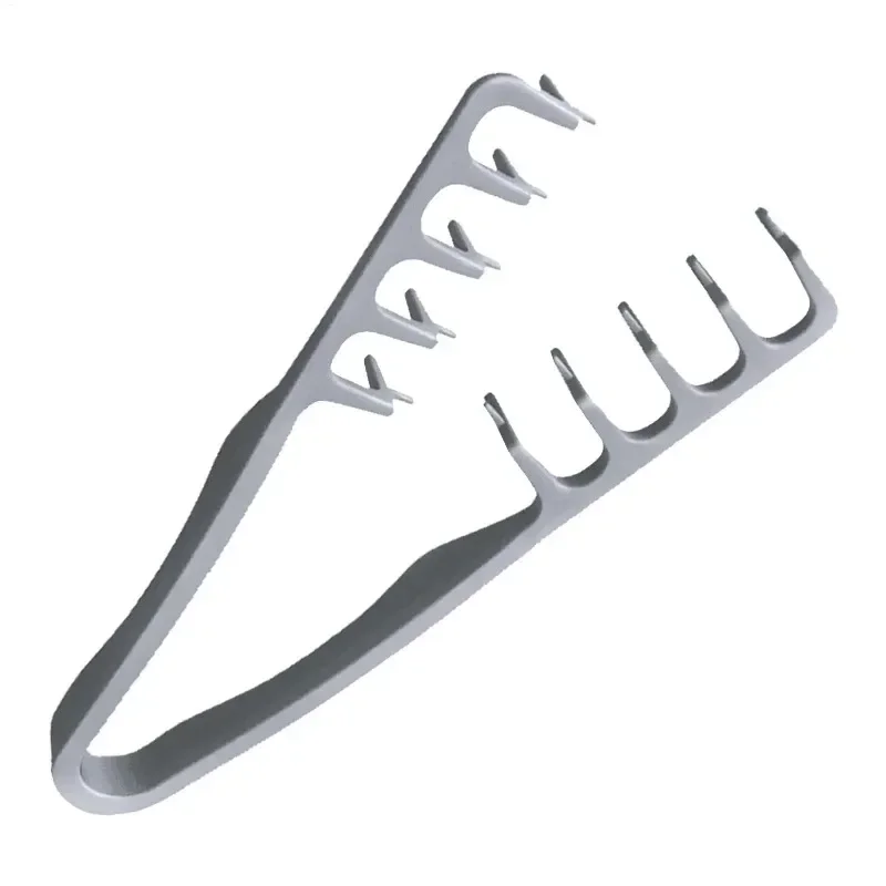 Pettine volumizzante a denti larghi per lo styling dei capelli, strumento per arricciare e creare texture soffice per uomo, ideale per tutti i tipi di capelli, strumenti per acconciature - immagine 2