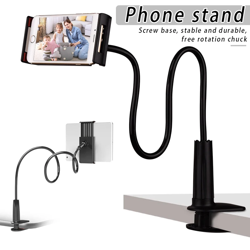 Supporto Portatile Per Telefono Cellulare Supporto 360 Clip Flessibile Per Letto Domestico Desktop Staffa Pigra Smartphone Supporto Per Letto Da Scriv