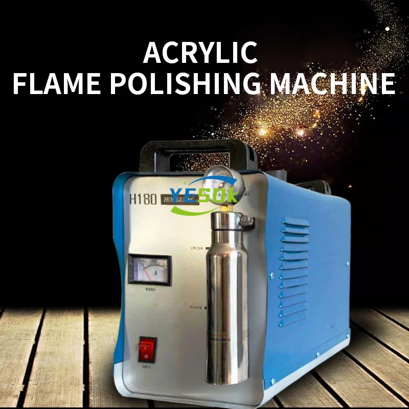 H160/H180 Flame Polishing Machine 220V Plexiglass Acrylic Electrolysis Water Weld Flame Polish Machine Hydrogen Oxygen Generator