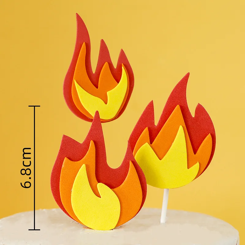 Feuerwehrhelden Geburtstagstorten-Dekoration Jungen Geburtstagstorten-Topper Feuerwehrmann Feuerwehr-Rettung Feuerwehrauto Feuerwehr-Party-Deko Kindergeschenk – Detail 5