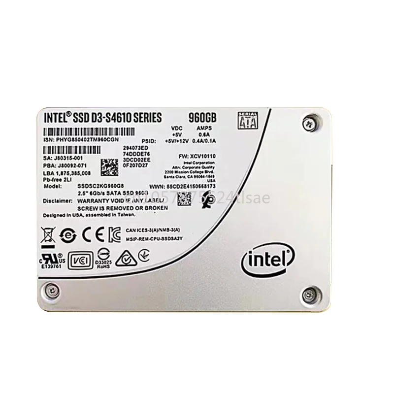

S4610 240g 480G 960G Enterprise Laptop Desktop SSD