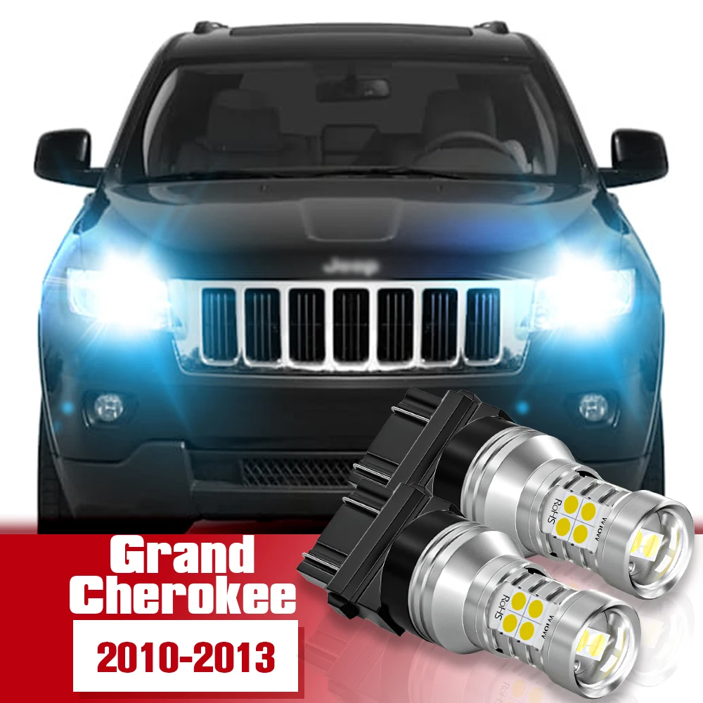 

Daytime Running Light Accessories 2pcs LED DRL For Jeep Grand Cherokee mk4 4 WK 2010 2011 2012 2013