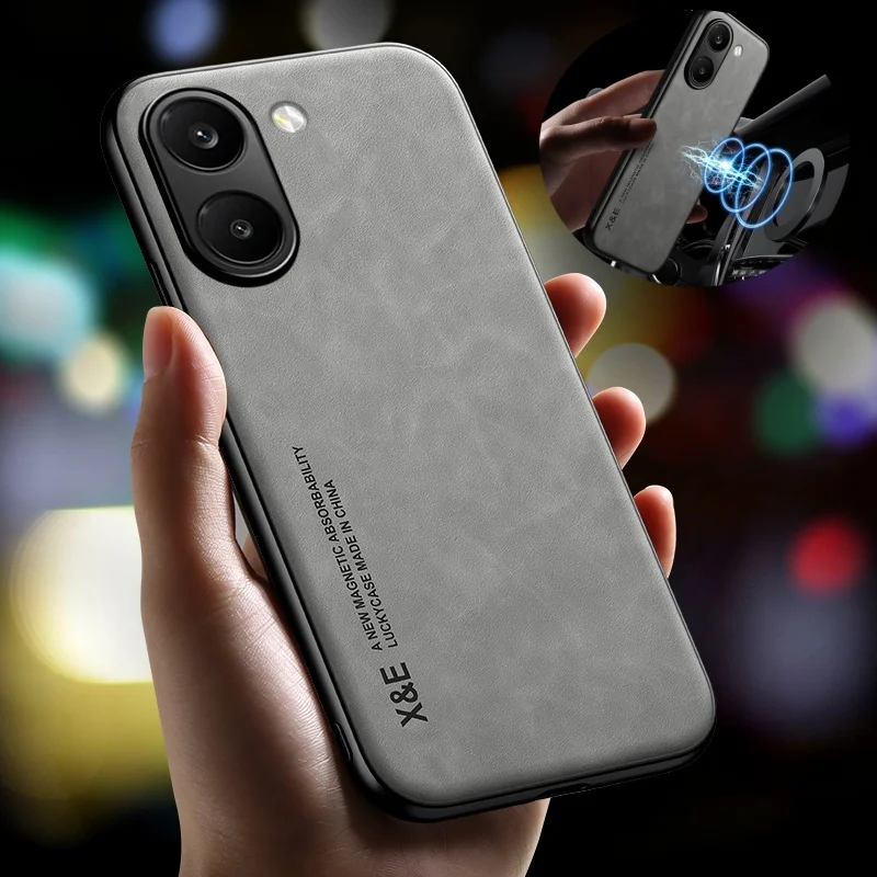 Luxury Magnetic Leather Soft Phone Case - Elegant Protection