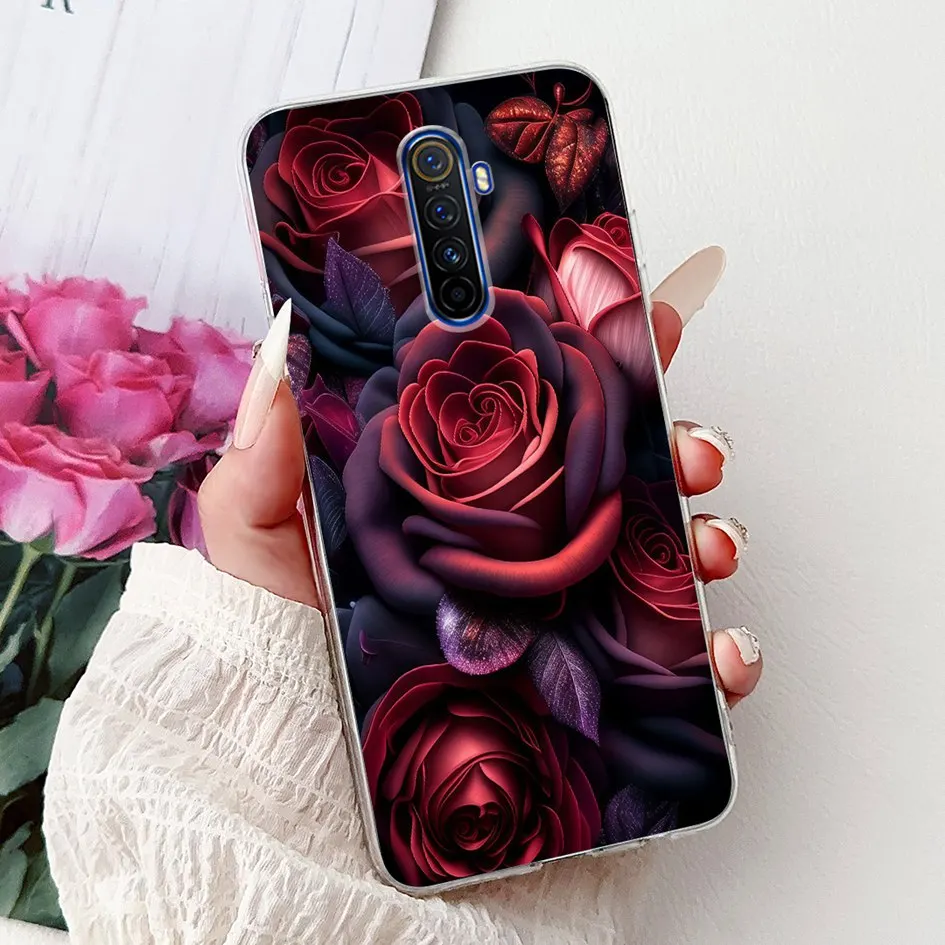 Fashion Flower Soft Silicone TPU Bumper Case - Enhanced Protection Cover