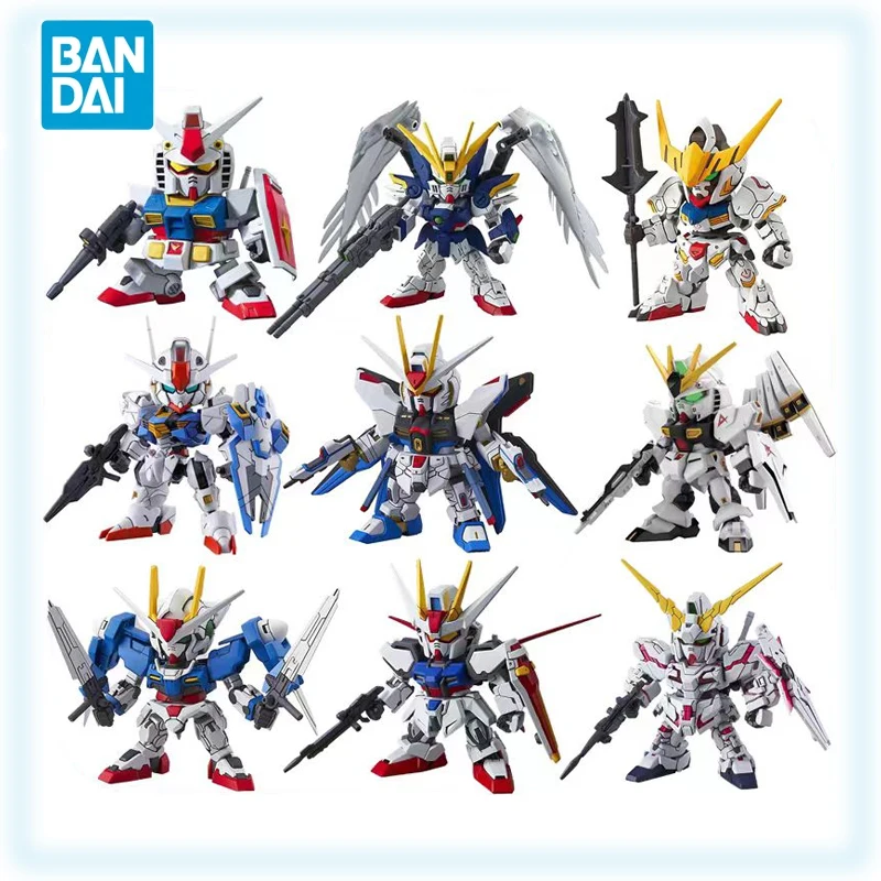 

Bandai Original Anime Gundam Model Figure SDEX Series Suit Gundam Assembly Plastic Model Action Toy Collected Gifts for Children