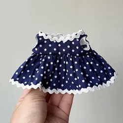 Polka Dot Mini Doll Dress with Cute Accessories (Doll Not Included) (Dress)