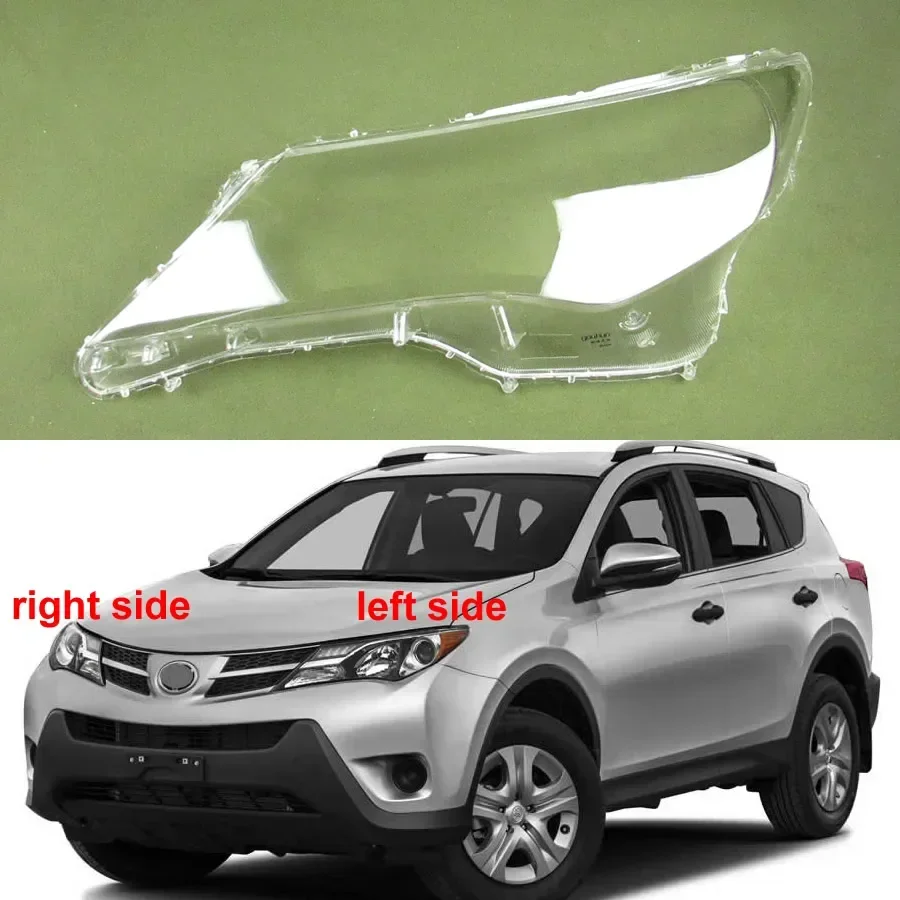 

For Toyota RAV4 2013 2014 2015 Headlamp Housing Transparent Mask Cover Headlight Shell Plexiglass Replace Original Lens