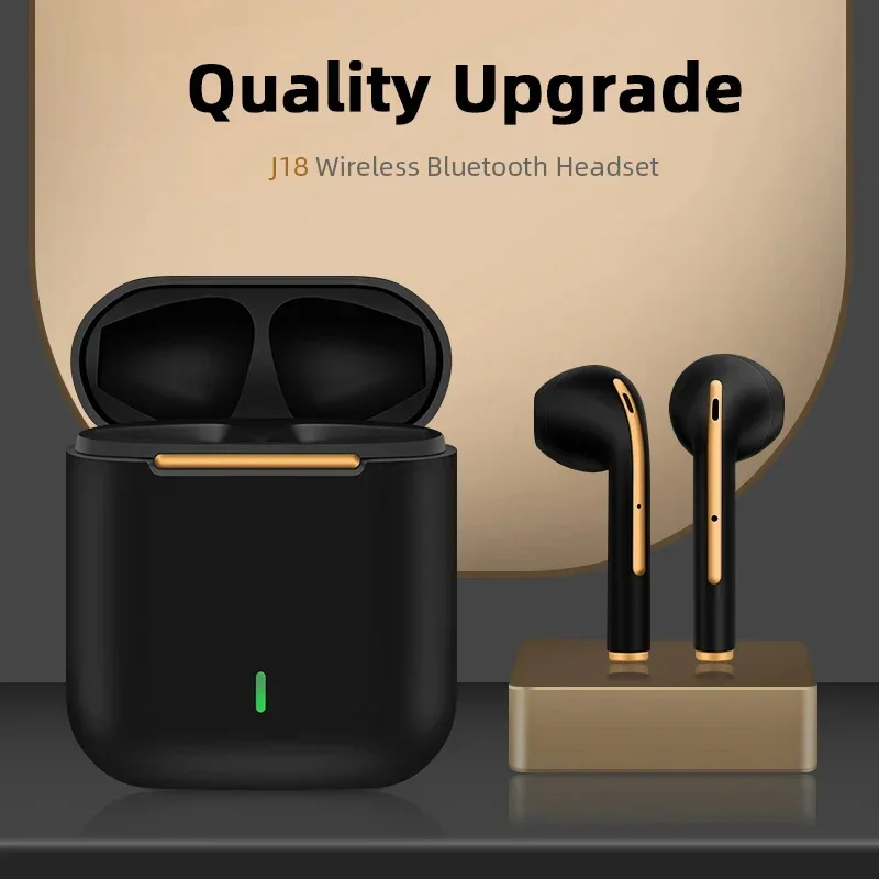 NEW Original J18 TWS Bluetooth Headphones Stereo True Wireless Headset Earbuds In Ear Handsfree Earphones Buds For Mobile Phone 3