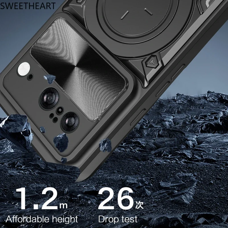Coque rigide à absorption magnétique et antichoc pour objectif d'appareil photo Pixel 8, 8A, 8Pro, 9, 9ProXL_voghion.com
